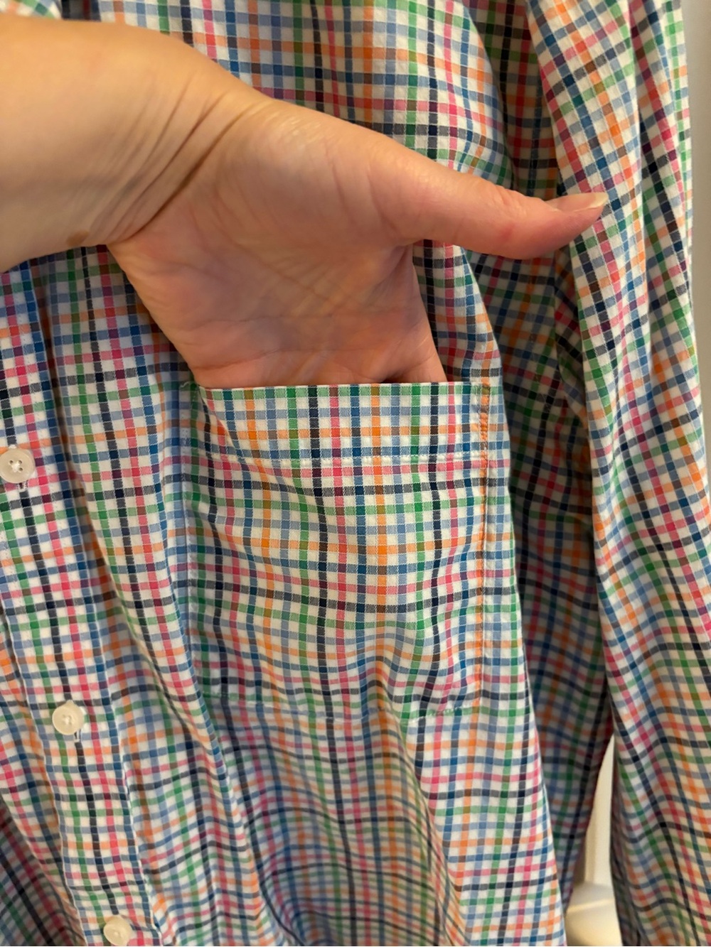 TailorByrd Collection Multicolor Plaid Button-Down Shirt - Picture 8 of 16